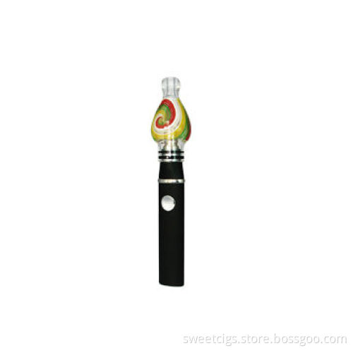 Glass globe wax vaporizer with 350mAh elips battery